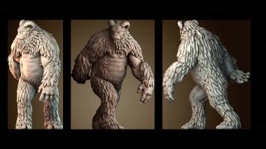 3D model Yeti (STL)