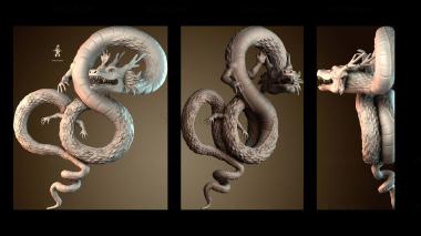 3D model Dragon (STL)