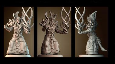 3D model Draenei Mage (STL)
