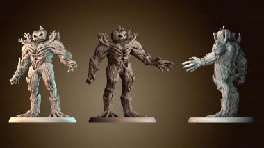 3D model Jock O Lantern Golem (STL)