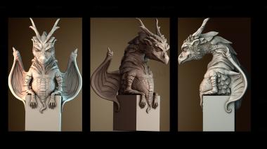 3D model Dragon (STL)