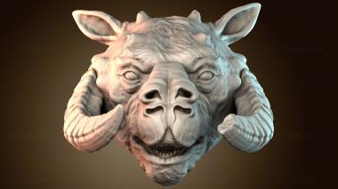 3D model Tauntaun head (STL)