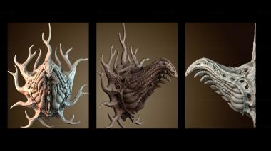 3D model Alien vegetation (STL)