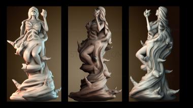 3D model Shadow lady witch (STL)