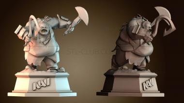 3D model Pudge Trophy Dota 2 (STL)