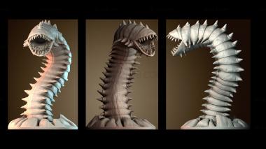 3D model Purple Worm (STL)