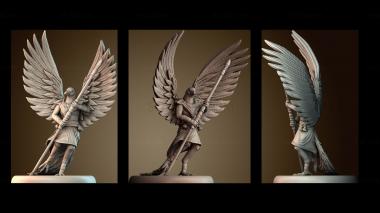 3D model Eaglefolk Monk (STL)