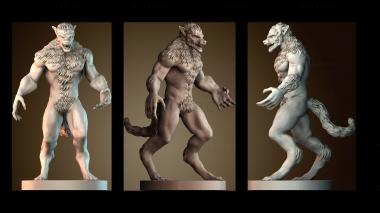 3D model Werewolf (STL)