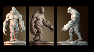 3D model Yeti (STL)