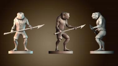 3D model Frog Warrior (STL)