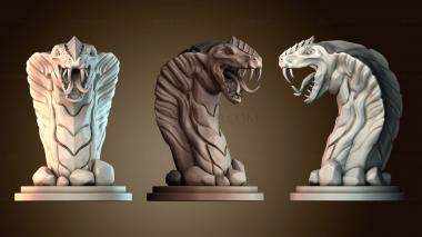 3D model Giant cobra monster (STL)