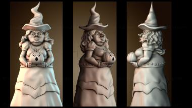 3D model Pumpkin Witch (STL)