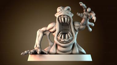 3D model Ectomorph Monster Figure - Wretched Soul (STL)
