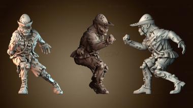 3D model Cemetery zombie (STL)