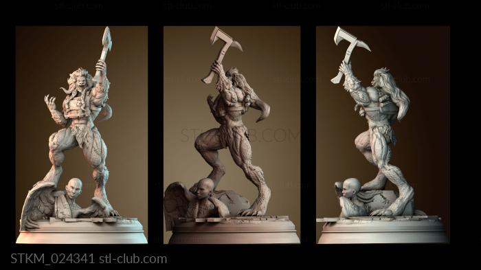 Статуэтки герои, монстры и демоны Cyber Lion