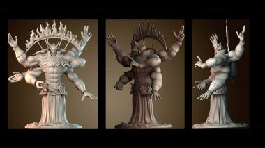 3D model Elemental God (STL)