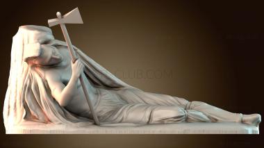 3D model The Dying Tecumseh (STL)