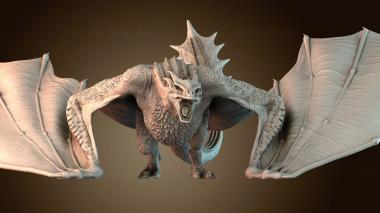 3D model Syrax dragon (STL)
