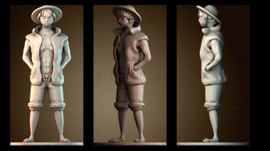 3D model Monkey D. Luffy - One Piece (STL)