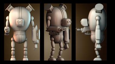 3D model Robot de Guerra (STL)