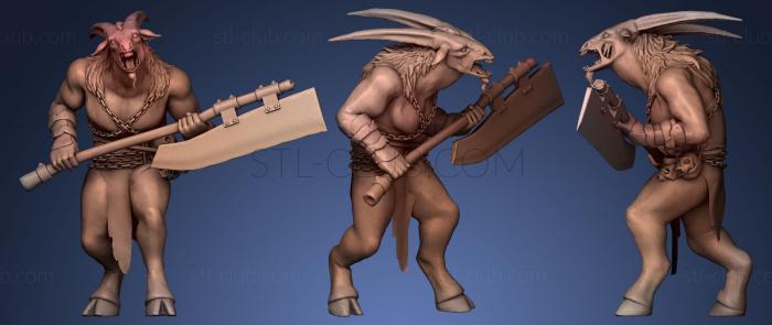 3D model Khazra Goatman Diablo IV fan art (STL)