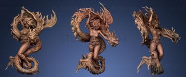 3D model Misaki The Dragon Girl (STL)