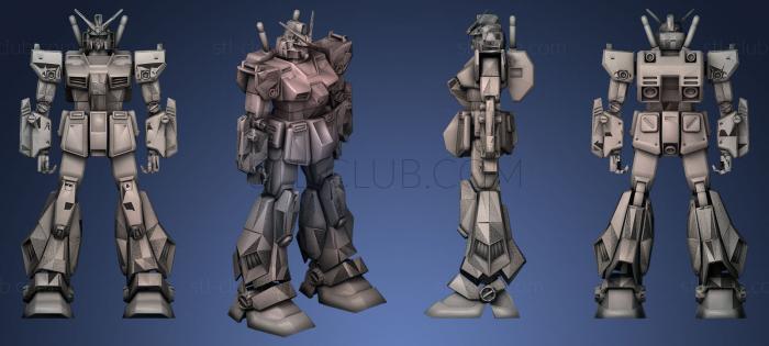 3D model RX 78 NT Alex Gundam (STL)