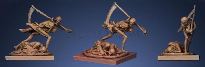 3D model The death and the mother (STL)