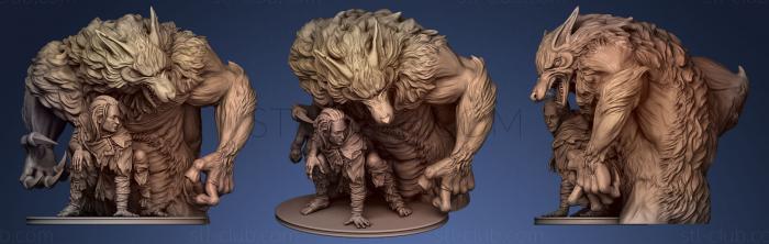 Werewolf 3D  ing Miniature