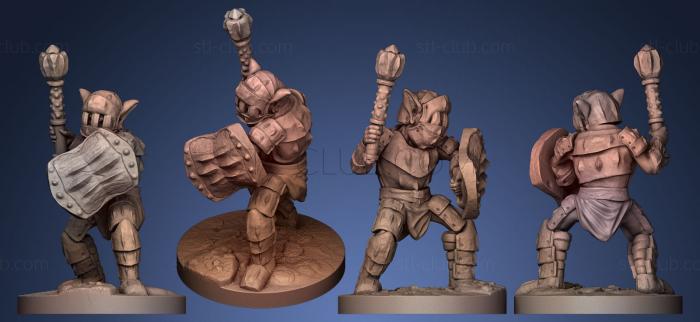 Armored Goblin 28mm Miniature