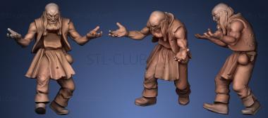 3D model Ianm ckellenthe lord of the rings (STL)