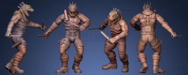 3D model Kaiman Dorohedoro Damp D Miniature (STL)