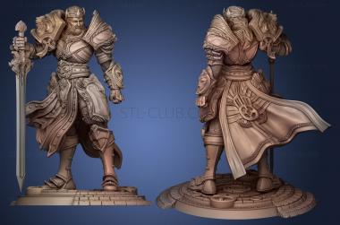 3D model Paladins of Dawn Itrek presupported (STL)