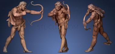 3D model Pierre Pugets Hercules as Archer (STL)