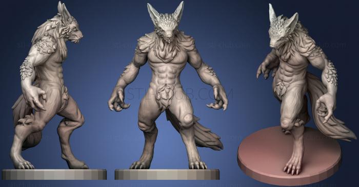 3D model Werewolf Miniatures 2 (STL)