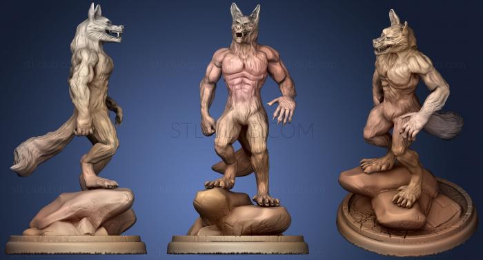 Werewolf Statue mini (Low Resolution)