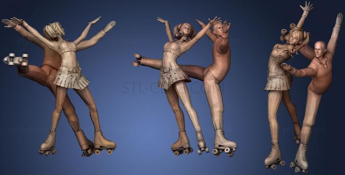 Artistic Roller Skate Sculpt