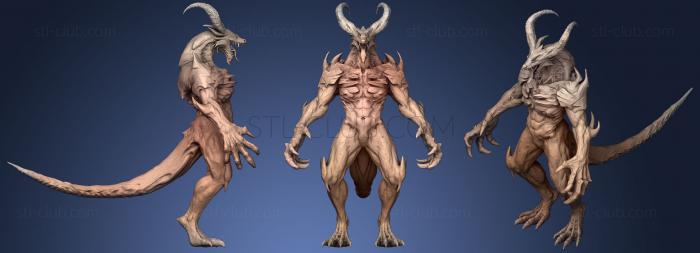 Asura Demon Concept Sculpt 2