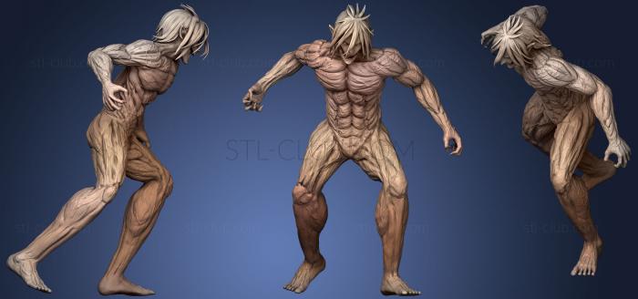 3D model Attack Titan Eren Yearger (STL)