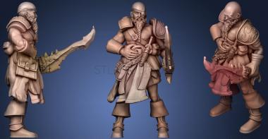 3D model Barnabas Harrigan [Male Human Pirate Captain (STL)