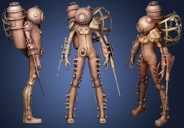 3D model Bioshock  Big Sister (STL)