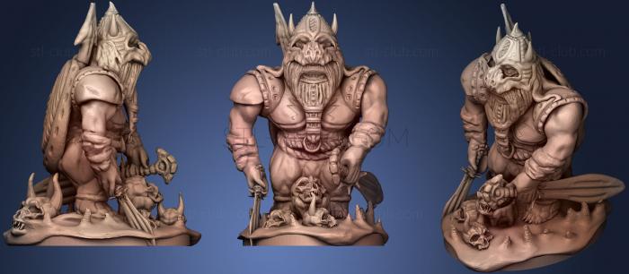 3D model Dwarf Warlord Of The Stormlord Clan (STL)