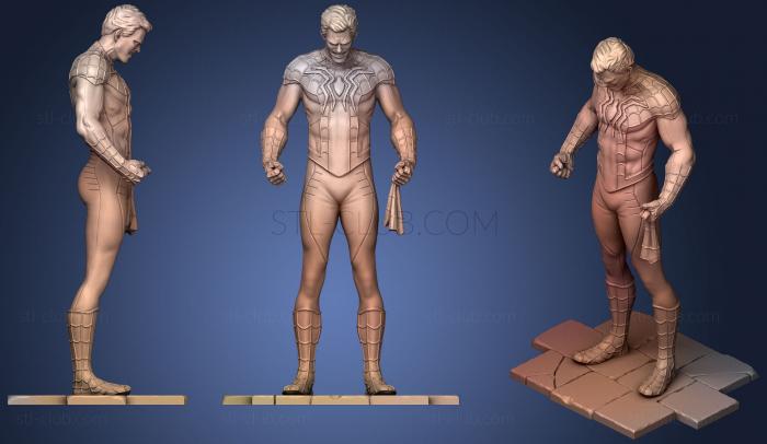 grief    A Spider Man Statue (Fan Art)