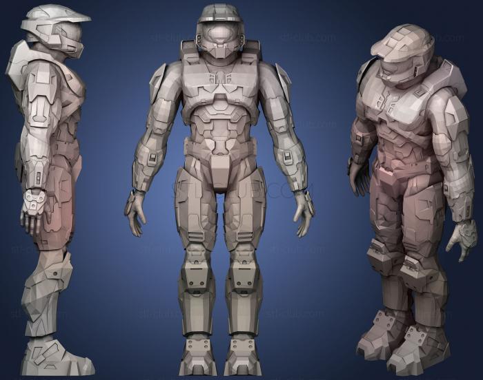 Halo Master Chief Bust And Figure