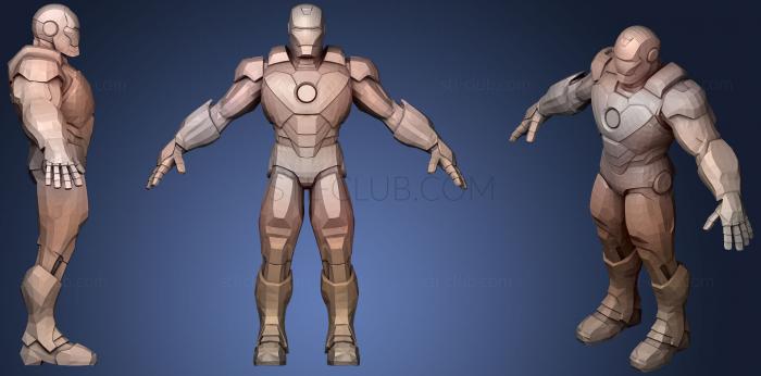 3D model Iron Man Gangnam Style (STL)