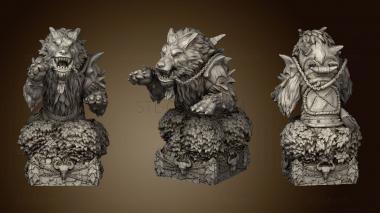 3D model Orc Chess Knight (STL)