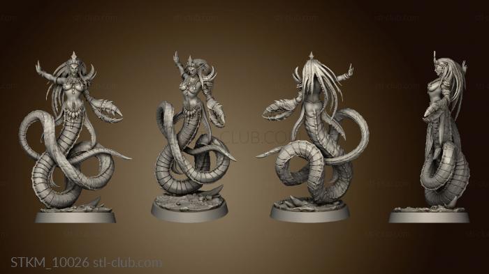 3D model Pirates Curse the Dead Seas Troops Doom Mermaids mermaid (STL)