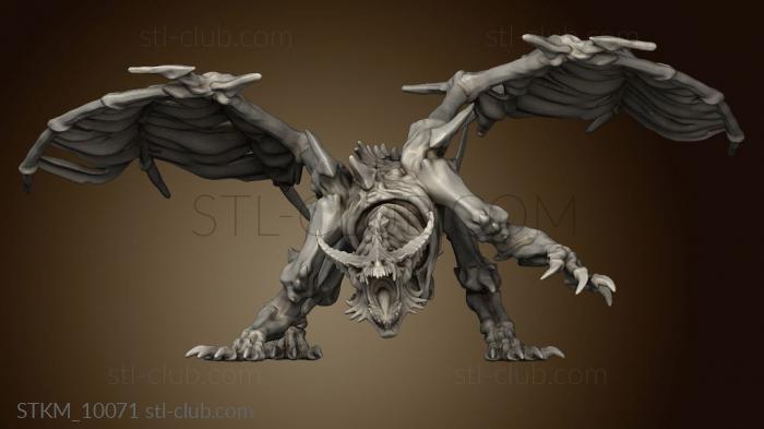 3D model Skeletal Dragon (STL)