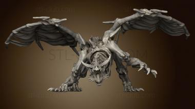 3D model Skeletal Dragon (STL)