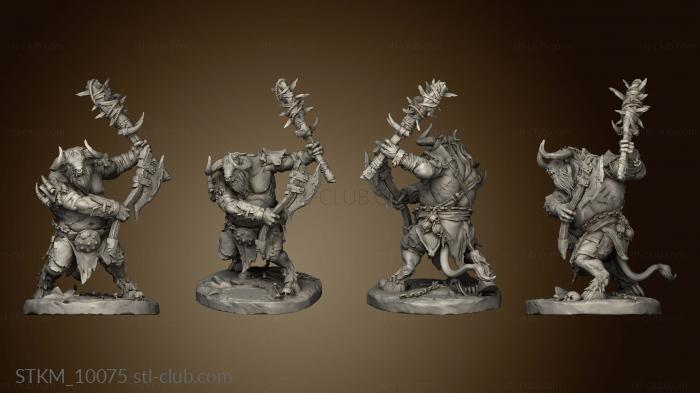 3D model Beastmen Capra Raider (STL)